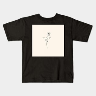 woman flower Kids T-Shirt